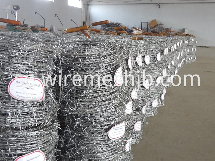 Galvanised Barbed Wire